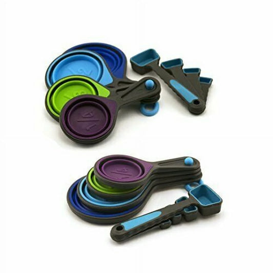 Ingeniuso 8-Piece Collapsible Measuring Cups and Measuring Spoons