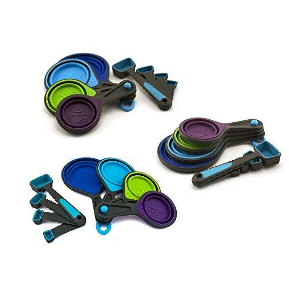 Collapsible Measuring Cups and Measuring Spoons