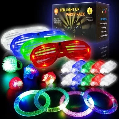 Ingeniuso 22-Piece LED Light-Up Toy Party Favors